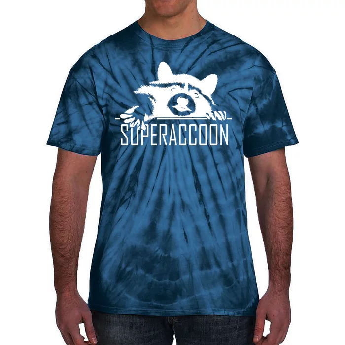 Super Raccoon Superraccon Trash Panda Tie-Dye T-Shirt