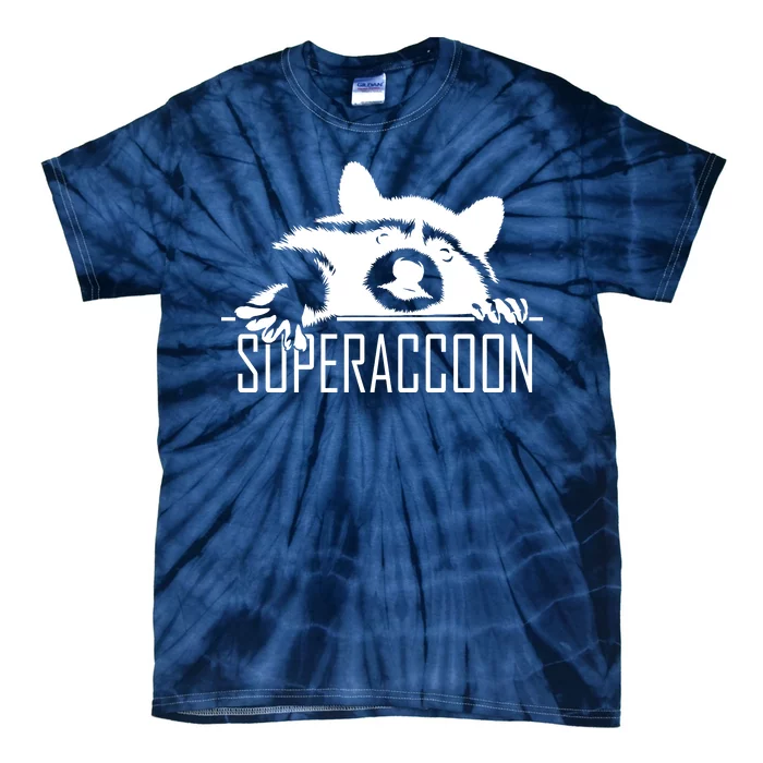 Super Raccoon Superraccon Trash Panda Tie-Dye T-Shirt