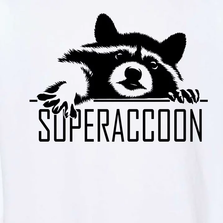 Super Raccoon Superraccon Trash Panda Garment-Dyed Sweatshirt