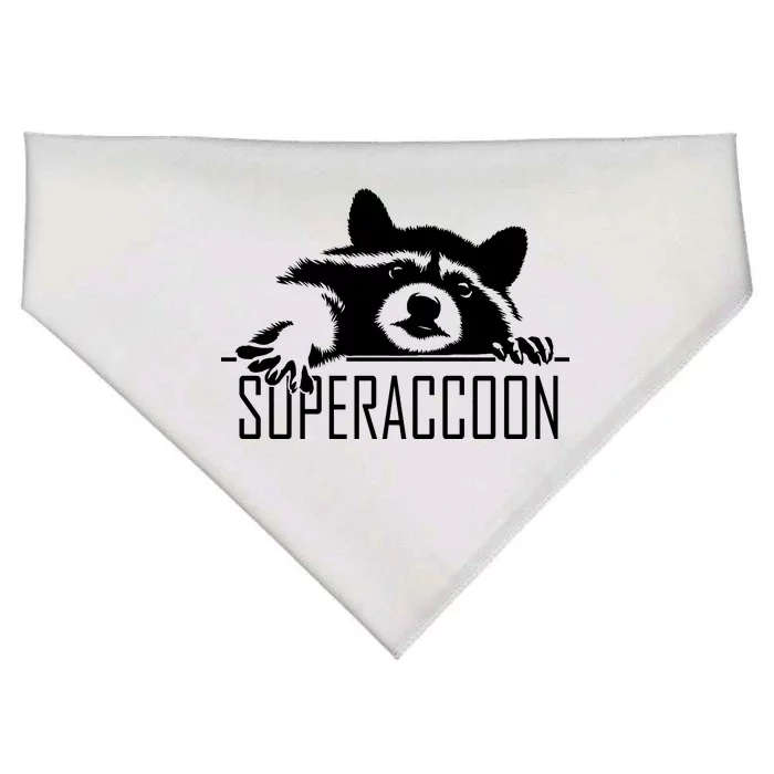 Super Raccoon Superraccon Trash Panda USA-Made Doggie Bandana