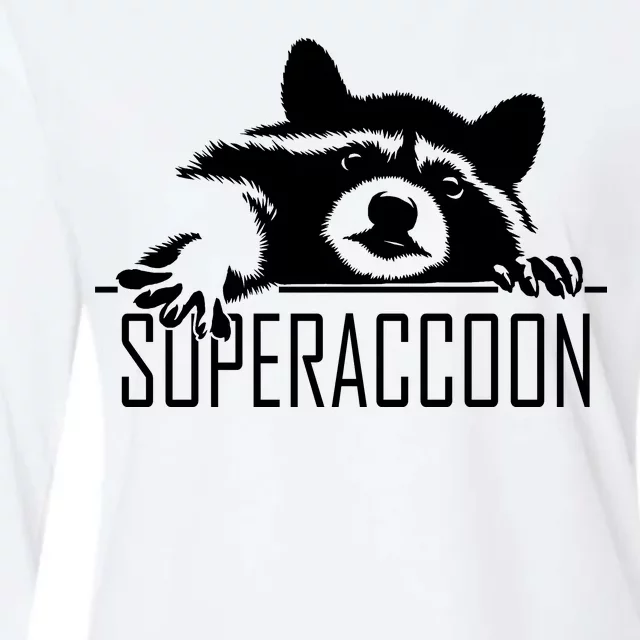 Super Raccoon Superraccon Trash Panda Womens Cotton Relaxed Long Sleeve T-Shirt