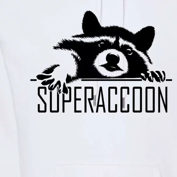 Super Raccoon Superraccon Trash Panda Premium Hoodie