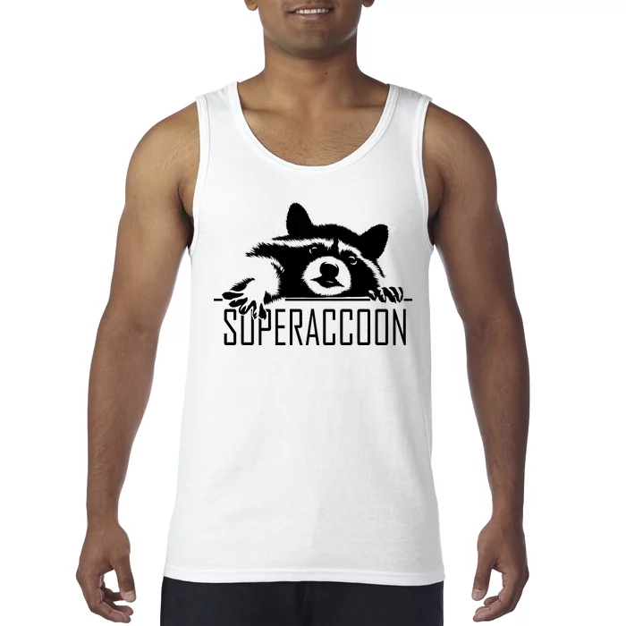 Super Raccoon Superraccon Trash Panda Tank Top