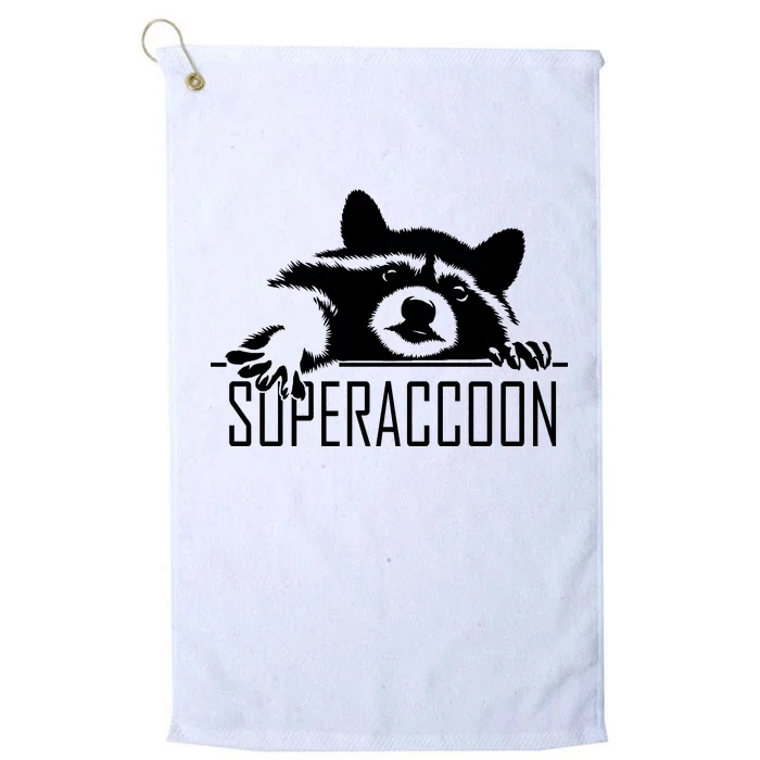 Super Raccoon Superraccon Trash Panda Platinum Collection Golf Towel