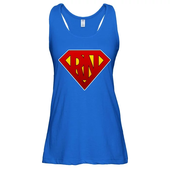 Super RN Registered Nurse Ladies Essential Flowy Tank