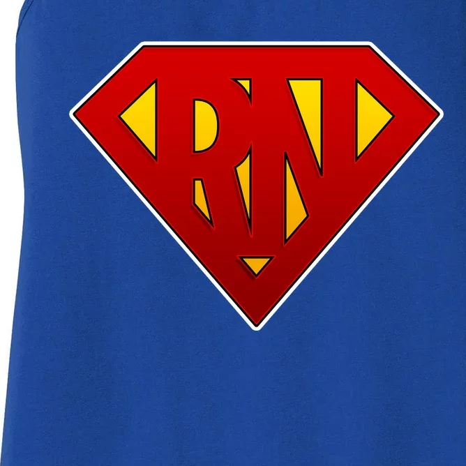 Super RN Registered Nurse Women's Racerback Tank