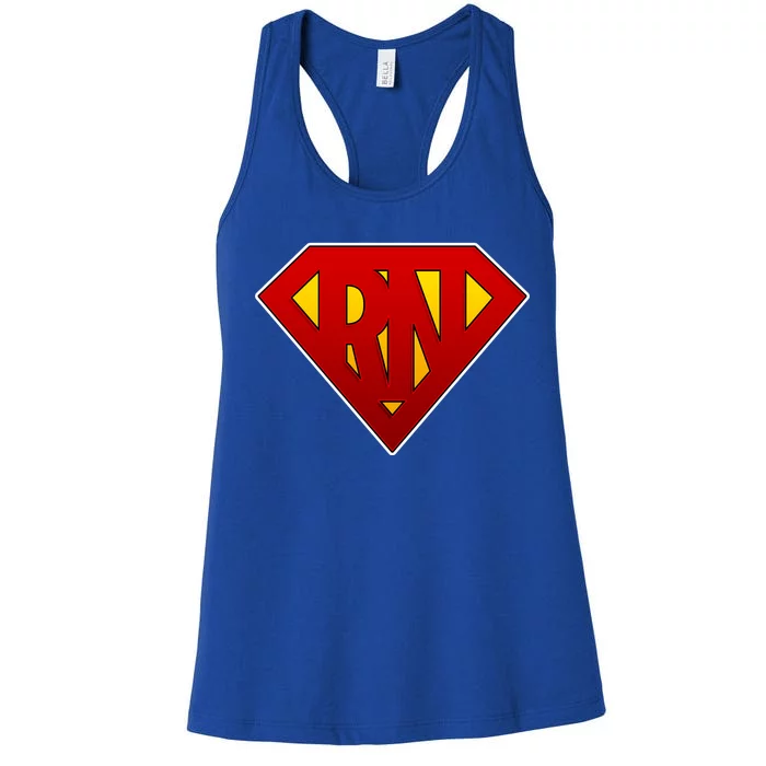 Super RN Registered Nurse Women's Racerback Tank