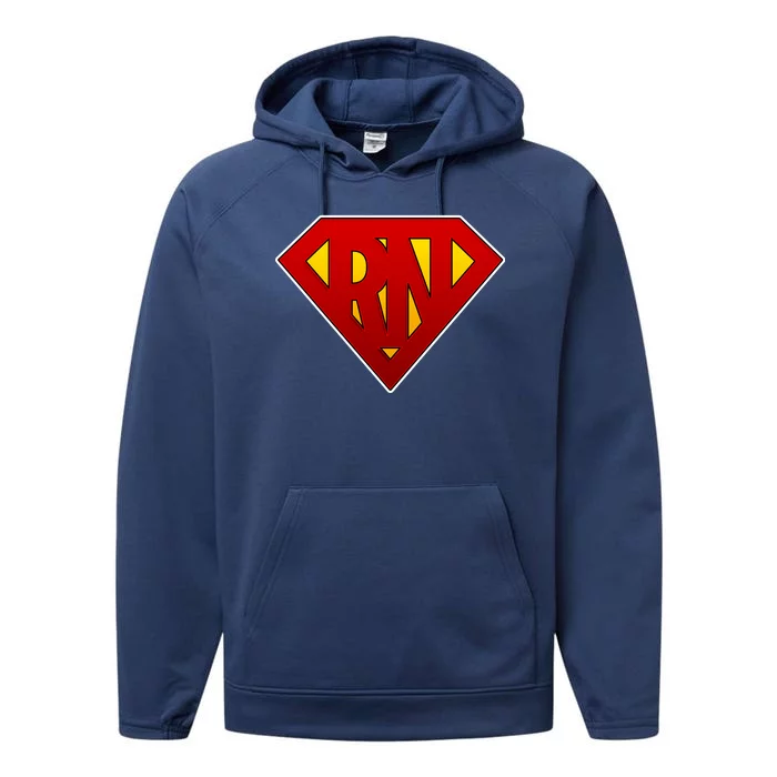 Super RN Registered Nurse Performance Fleece Hoodie