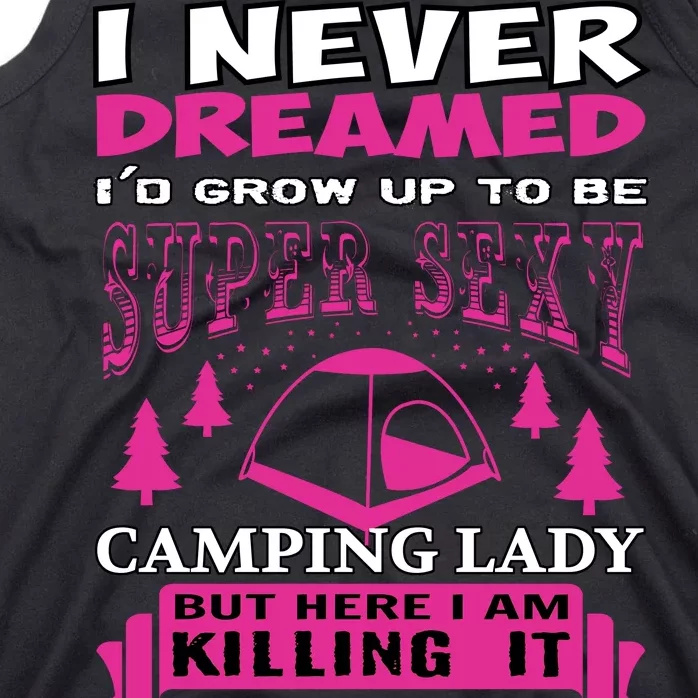 Super Sexy Camping Lady Tank Top