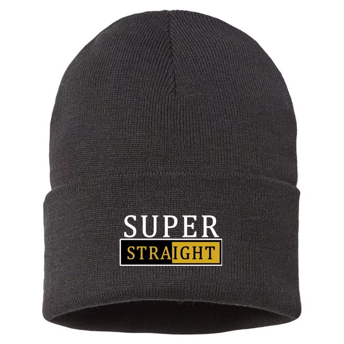 Super Straight Sustainable Knit Beanie