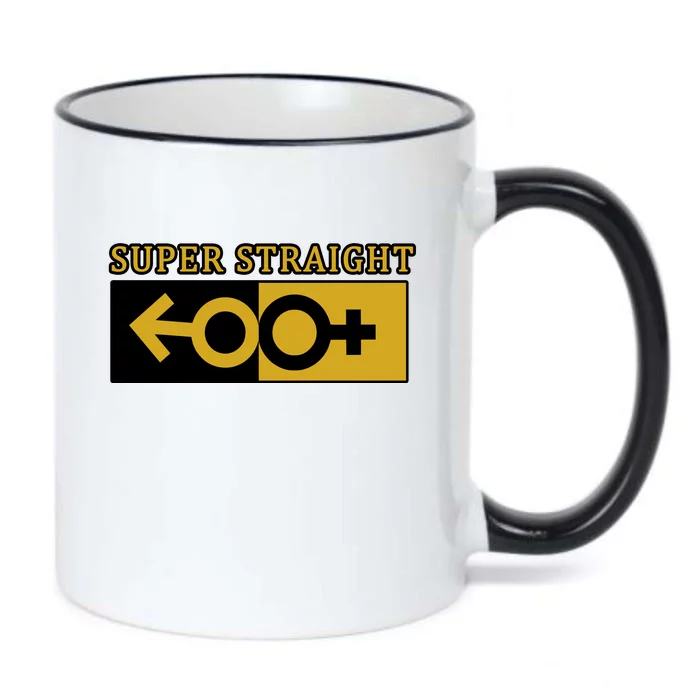 Super Straight Identity Black Color Changing Mug