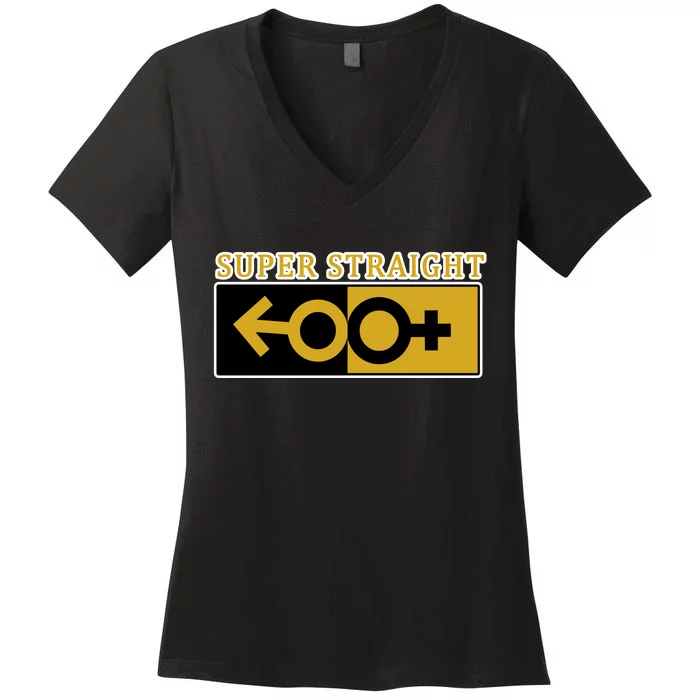 Super Straight Identity Women's V-Neck T-Shirt