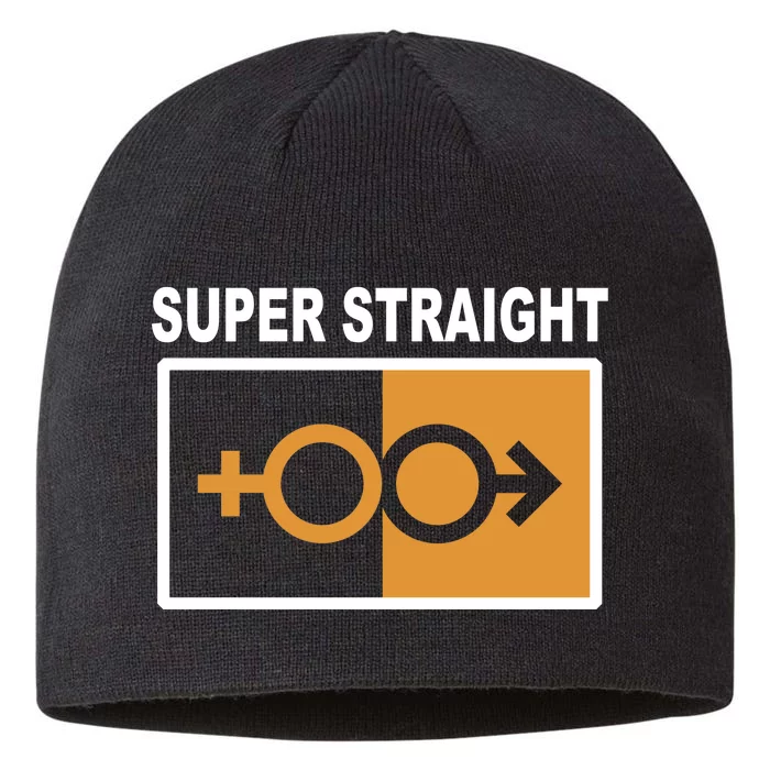 Super Straight Pride Bar Style 8 1/2in Sustainable Knit Beanie