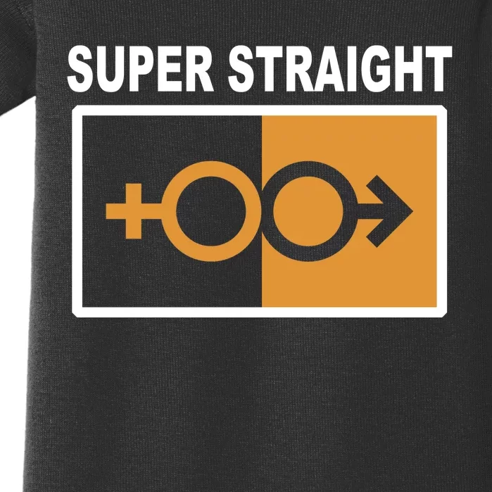 Super Straight Pride Bar Style Baby Bodysuit