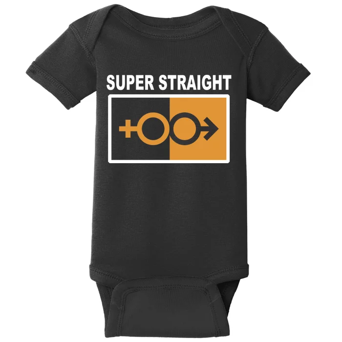 Super Straight Pride Bar Style Baby Bodysuit