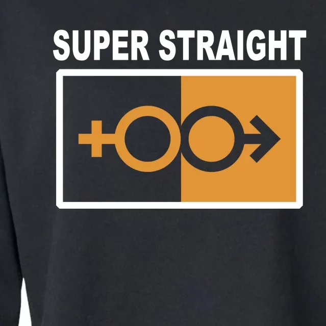 Super Straight Pride Bar Style Cropped Pullover Crew