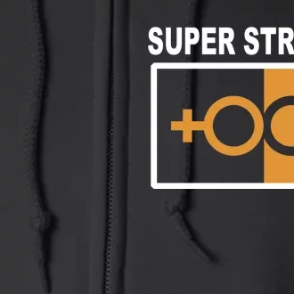 Super Straight Pride Bar Style Full Zip Hoodie