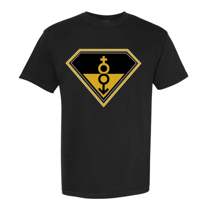 Super Straight Pride Superhero Garment-Dyed Heavyweight T-Shirt