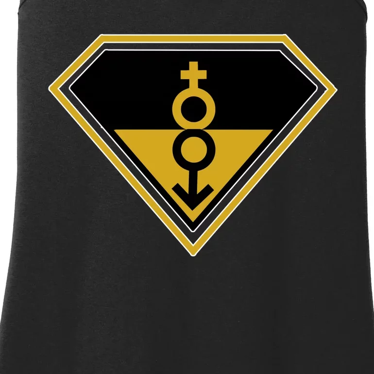 Super Straight Pride Superhero Ladies Essential Tank