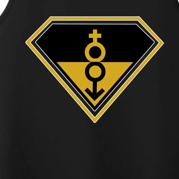 Super Straight Pride Superhero Performance Tank