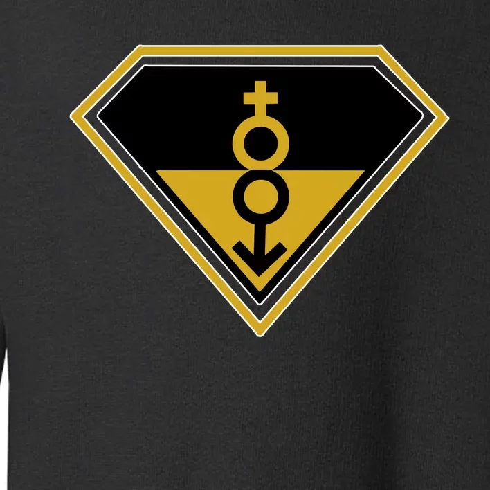 Super Straight Pride Superhero Toddler Sweatshirt