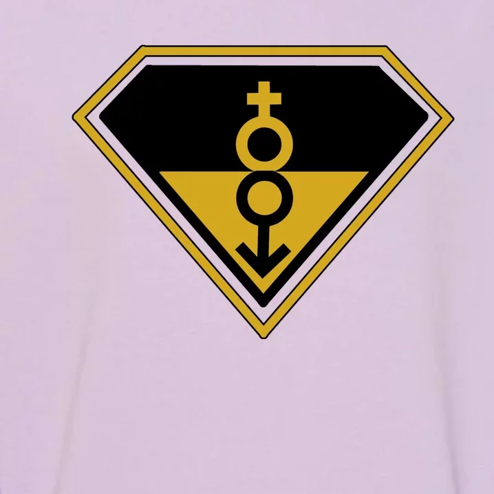 Super Straight Pride Superhero Garment-Dyed Sweatshirt