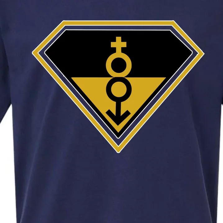 Super Straight Pride Superhero Sueded Cloud Jersey T-Shirt