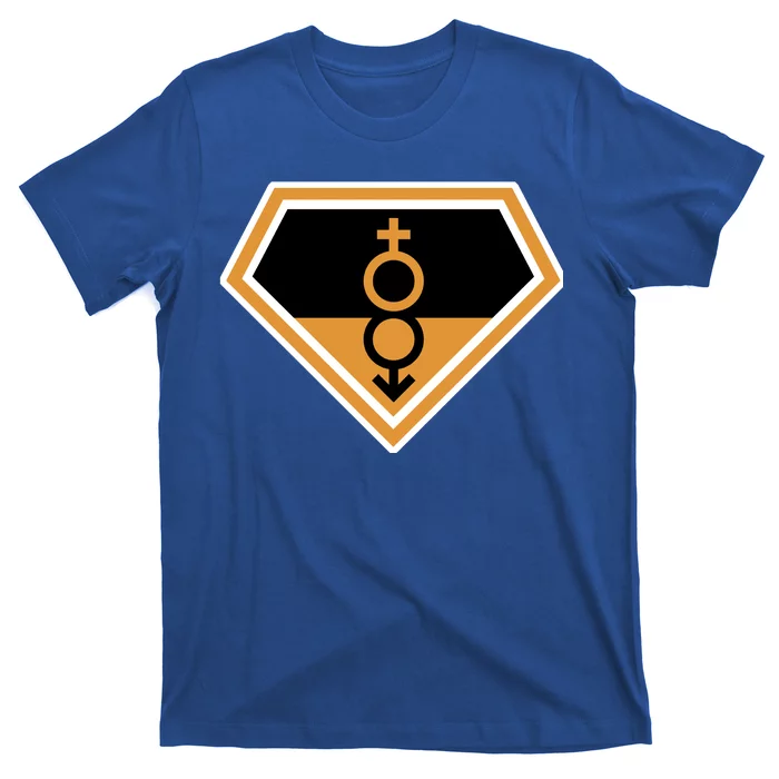 Super Straight Superhero Comic Logo T-Shirt