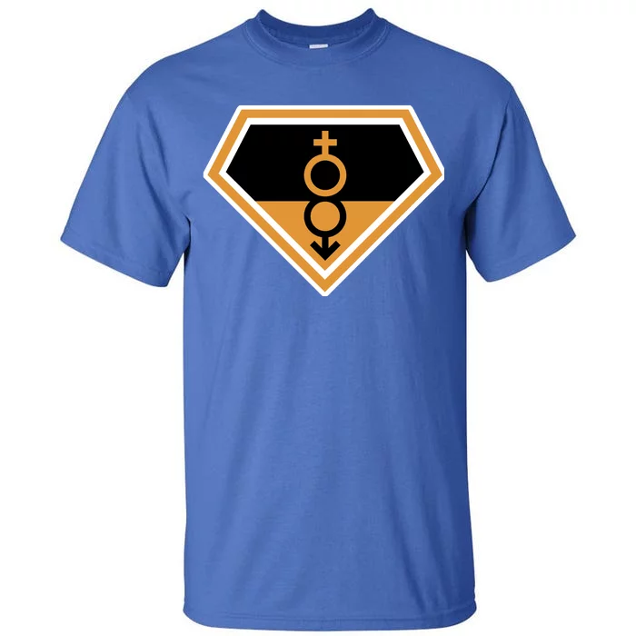 Super Straight Superhero Comic Logo Tall T-Shirt