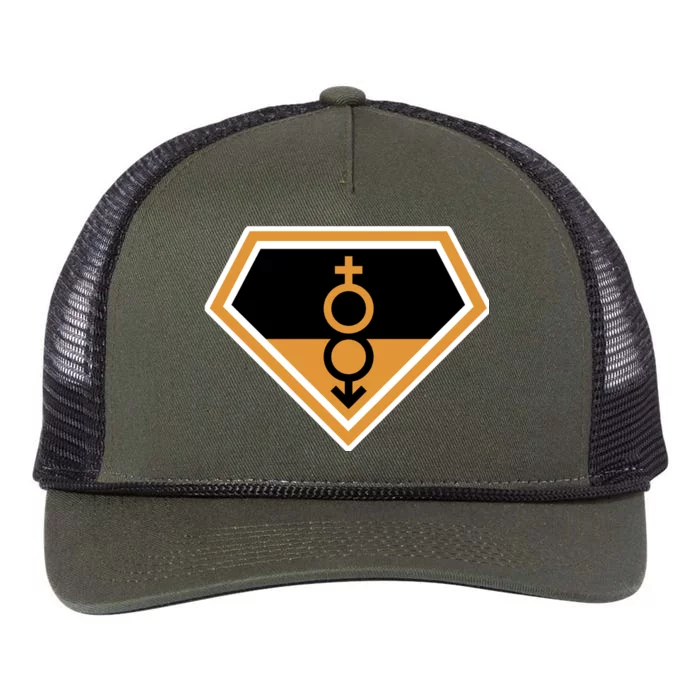 Super Straight Superhero Comic Logo Retro Rope Trucker Hat Cap