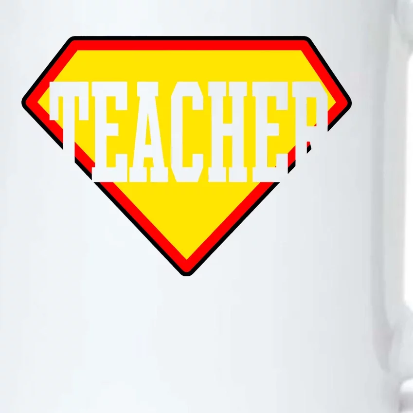 Super Teacher Hero Black Color Changing Mug