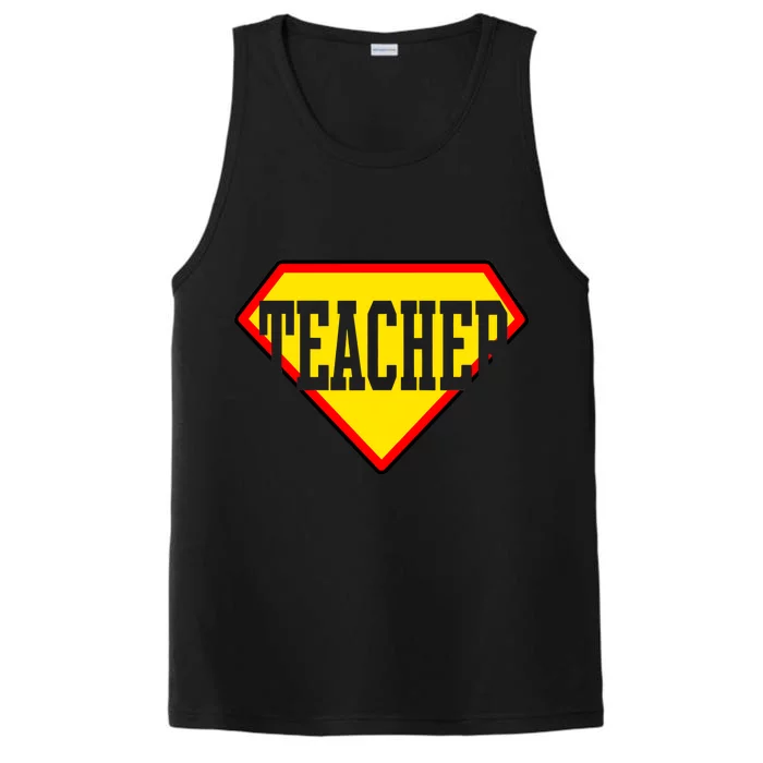 Super Teacher Hero Performance Tank