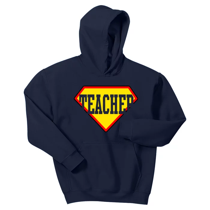 Super Teacher Hero Kids Hoodie