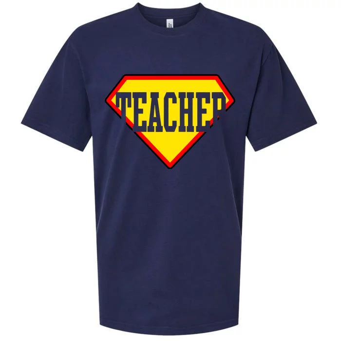 Super Teacher Hero Sueded Cloud Jersey T-Shirt