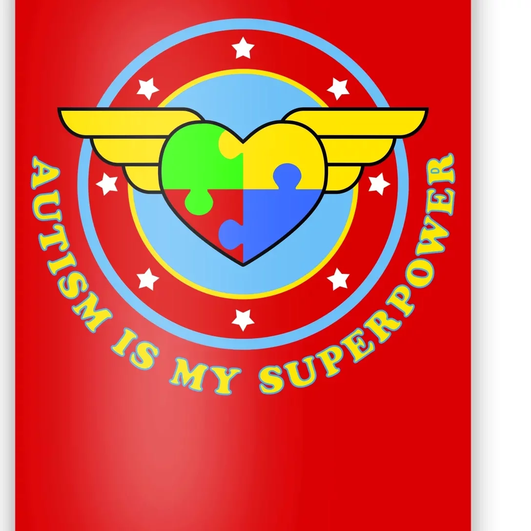 Super Woman Autism Is My Superpower Poster