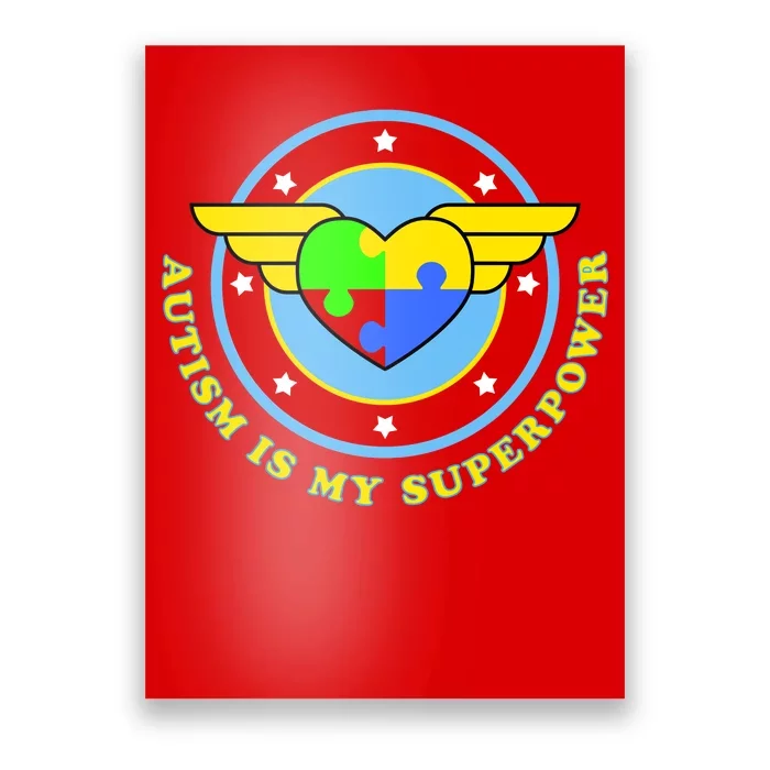 Super Woman Autism Is My Superpower Poster