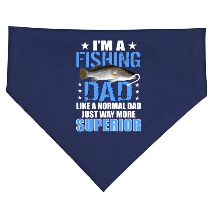 Superior Fishing Dad USA-Made Doggie Bandana