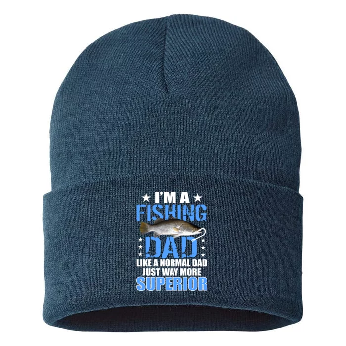 Superior Fishing Dad Sustainable Knit Beanie