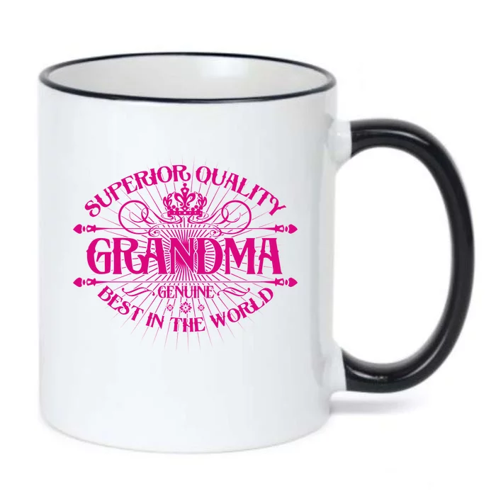 Superior Quality Grandma Best In The World Black Color Changing Mug