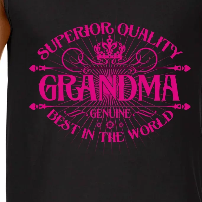 Superior Quality Grandma Best In The World Comfort Colors® Tank Top