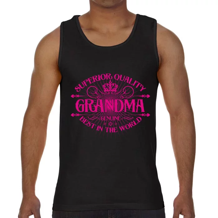 Superior Quality Grandma Best In The World Comfort Colors® Tank Top