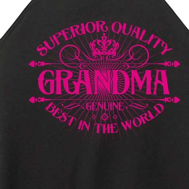 Superior Quality Grandma Best In The World Women’s Perfect Tri Rocker Tank