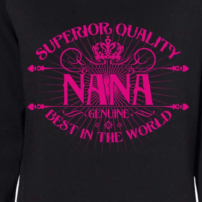 Superior Quality Nana Womens California Wash Sweatshirt