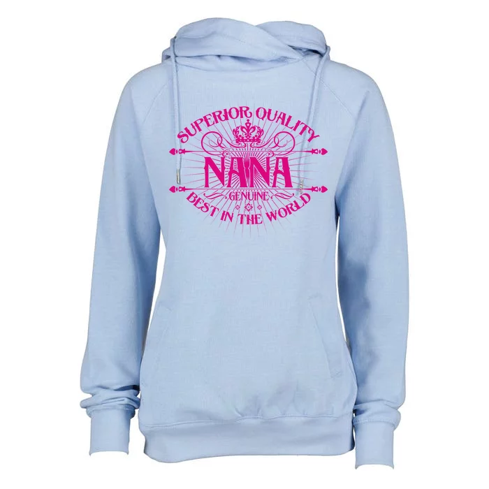 Superior Quality Nana Womens Funnel Neck Pullover Hood