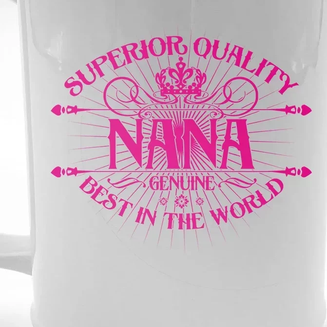 Superior Quality Nana Front & Back Beer Stein