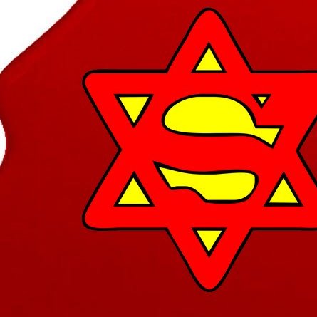 Superjew Super Jew Logo Tree Ornament