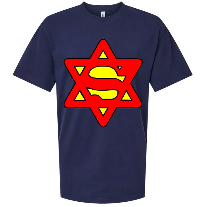 Superjew Super Jew Logo Sueded Cloud Jersey T-Shirt