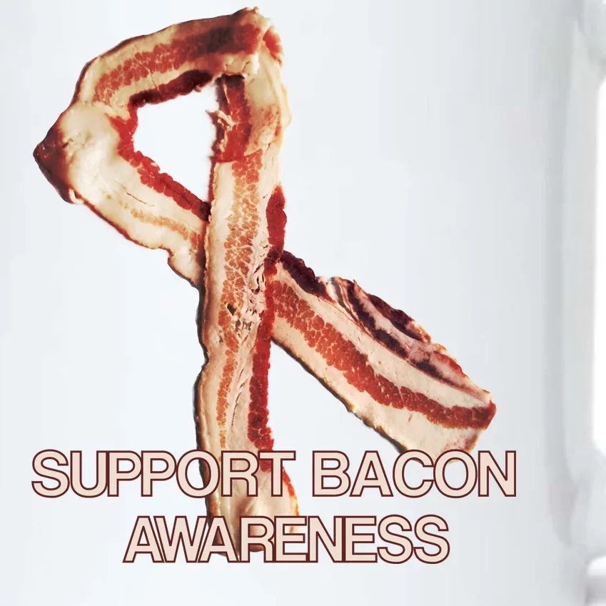 Support Bacon Awareness Black Color Changing Mug