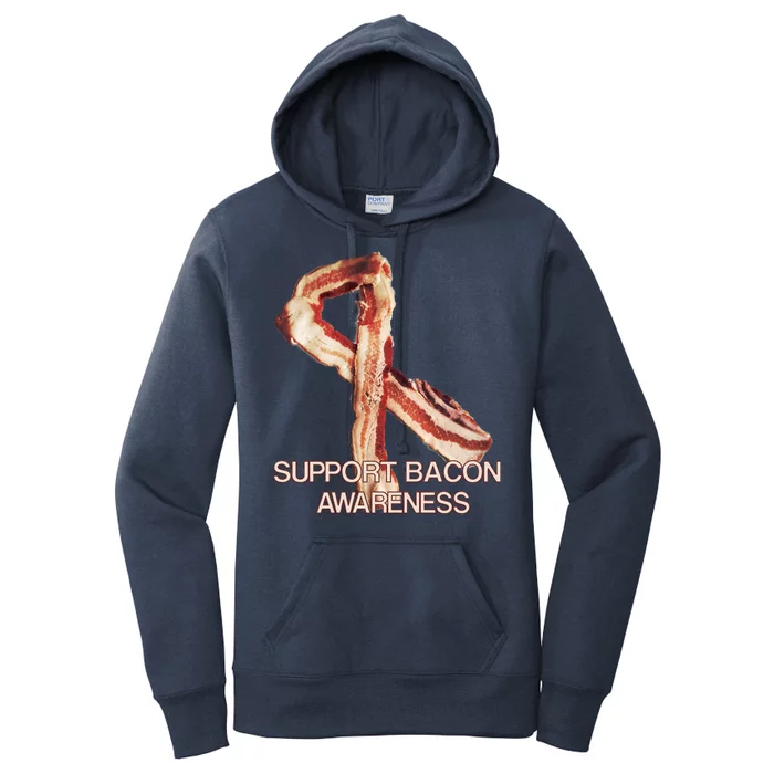 Support Bacon Awareness Women's Pullover Hoodie