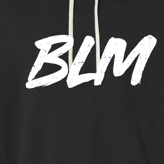 Support BLM Black Lives Matter Garment-Dyed Fleece Hoodie